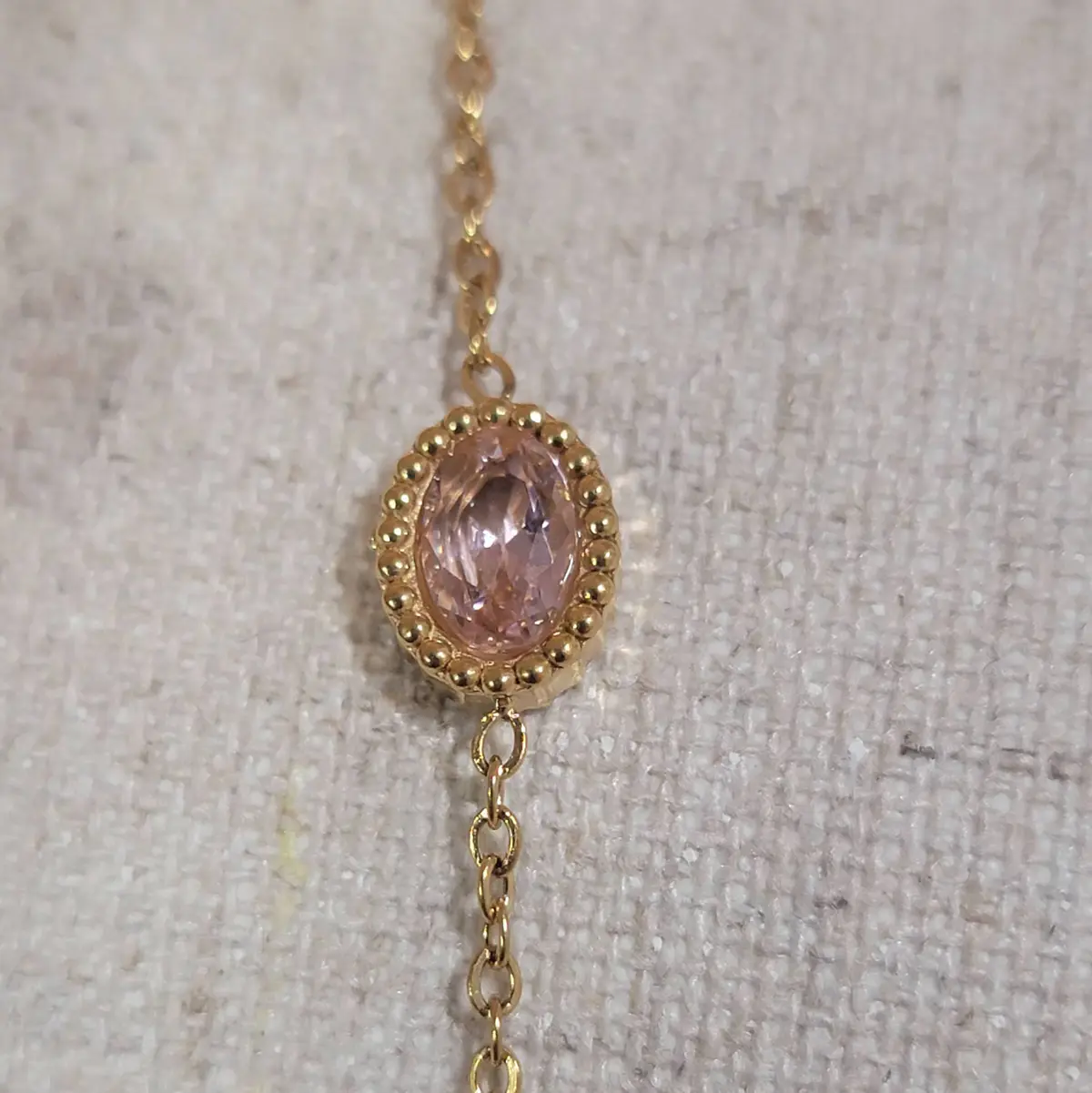 multi stone necklace