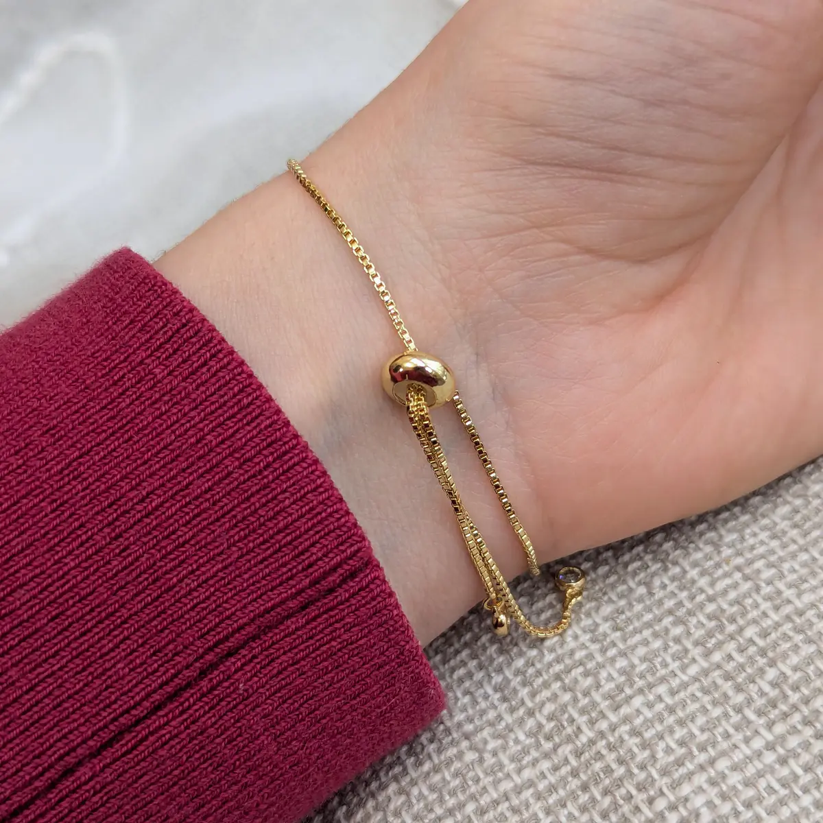 Resin Floral Bracelet 