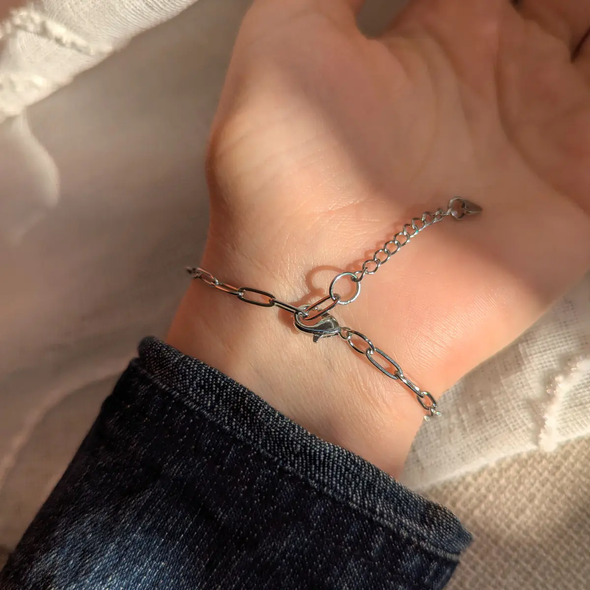 Resin stainless steel bracelet adjustable 