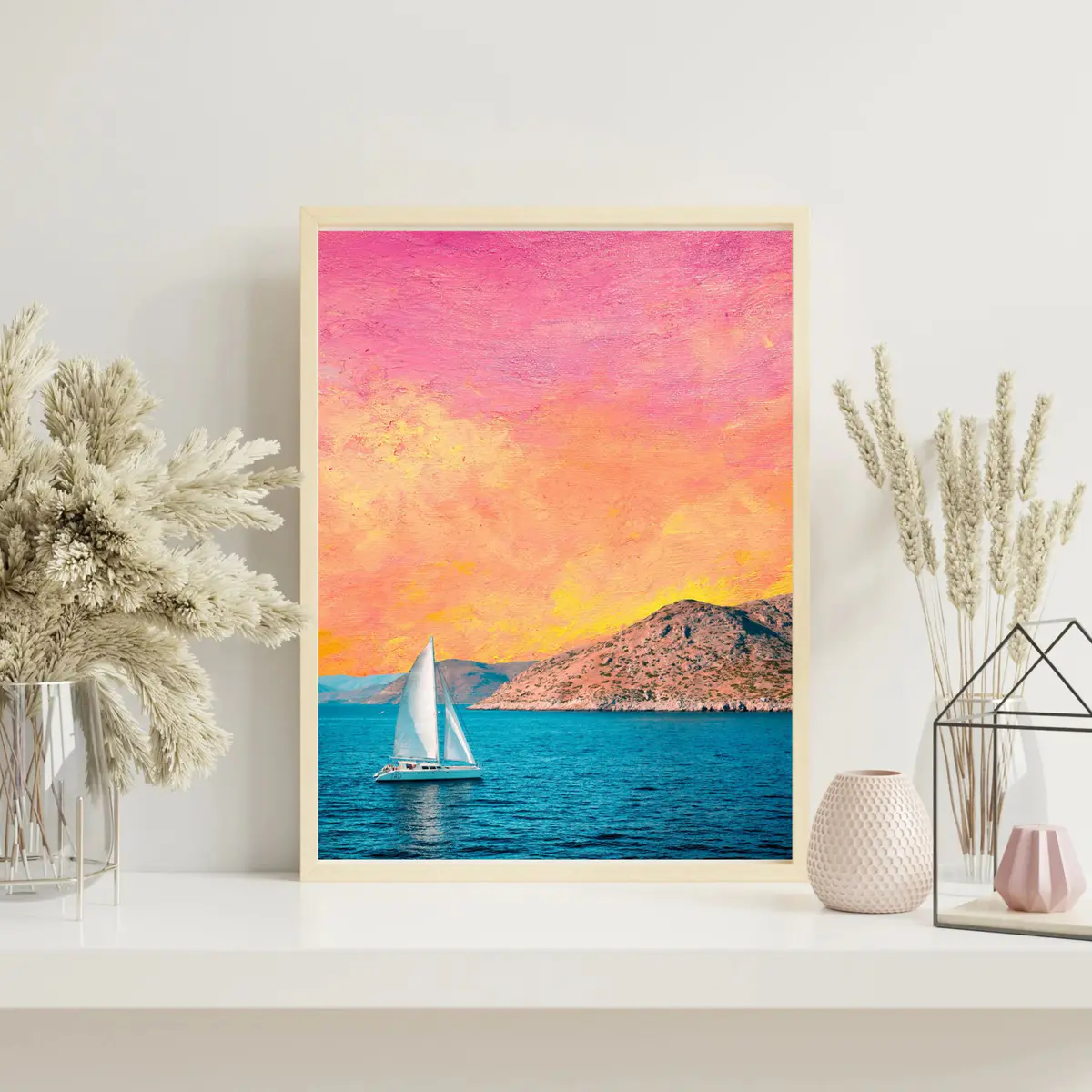 Sailor dream digital collage art marine scenery 