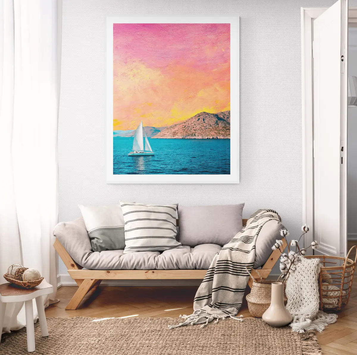 Sailor dream digital collage art marine scenery 