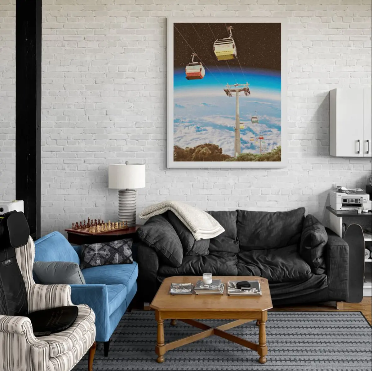 Space travel digital art 