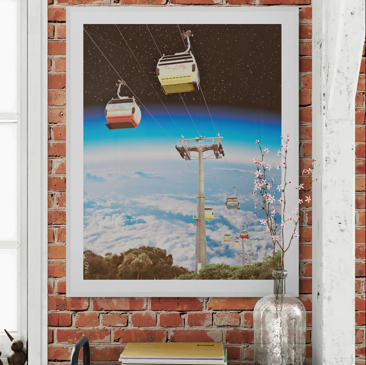 Space travel digital art 