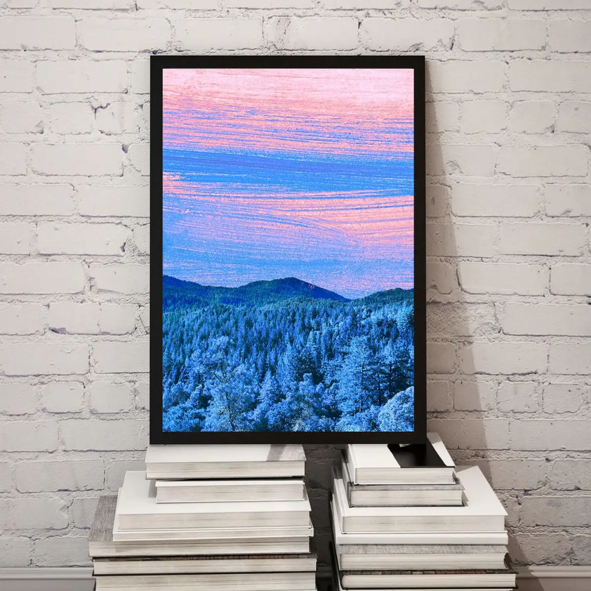 Forever Forest digital collage art 