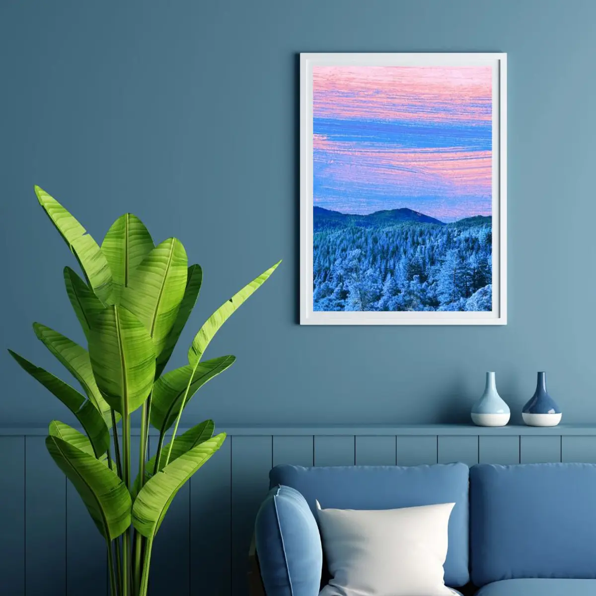 Forever Forest digital collage art 