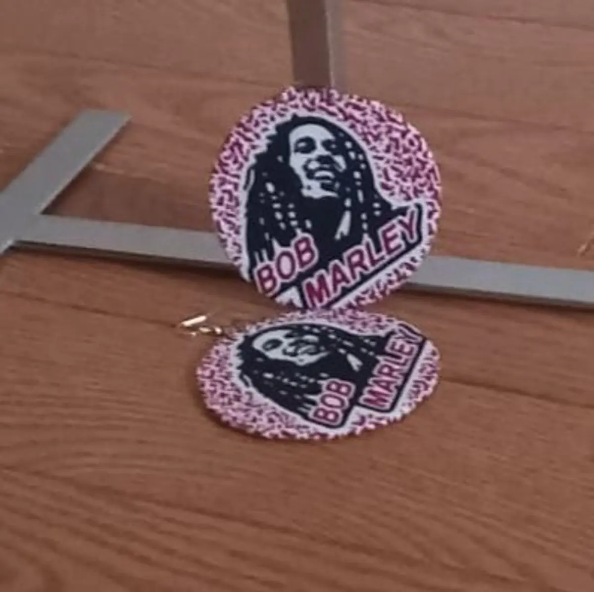 Recycled aluminium hoop earrings, handmade African Jewelry, 7 cm length and 7cm width, For women, all event, lightweight