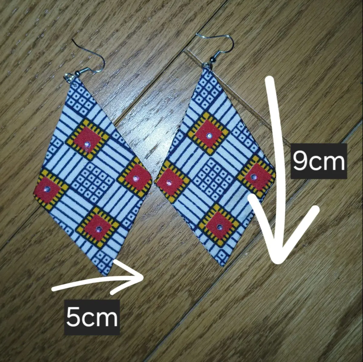 African handmade earrings 