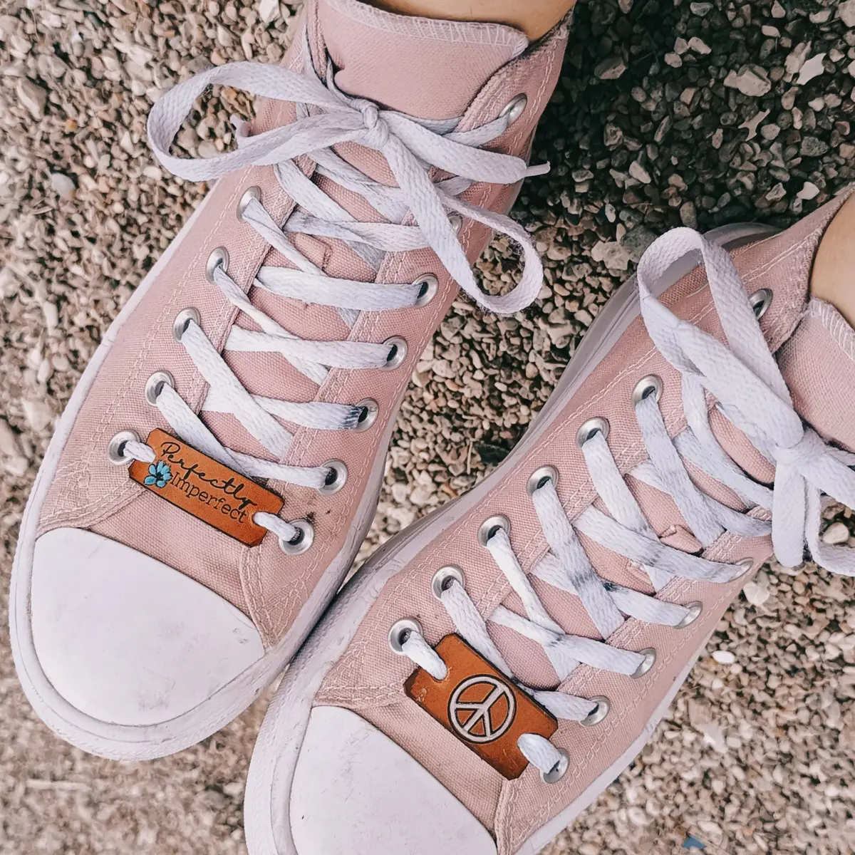 Custom Leather Shoe Tags for Shoelace