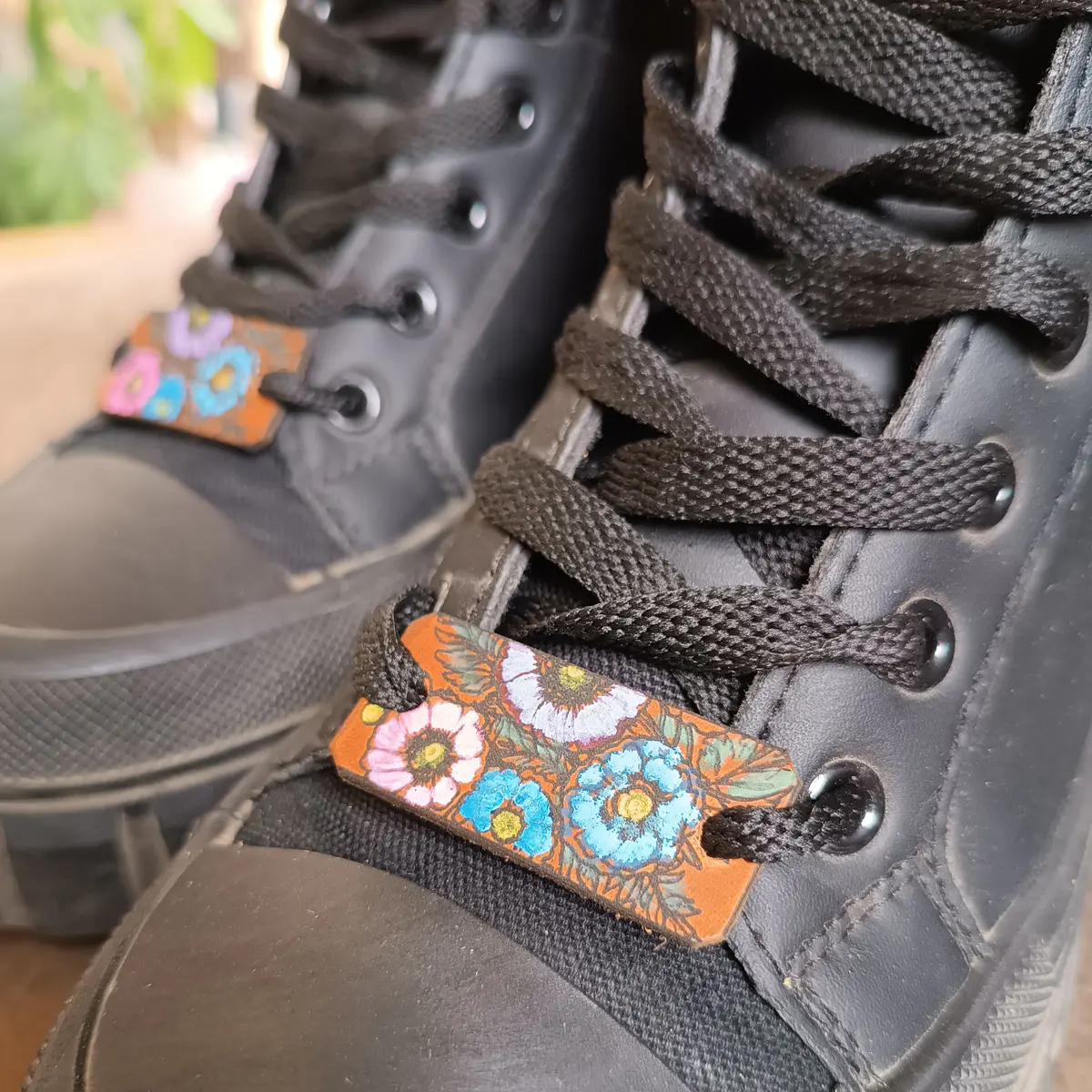 Custom Leather Shoe Tags for Shoelace
