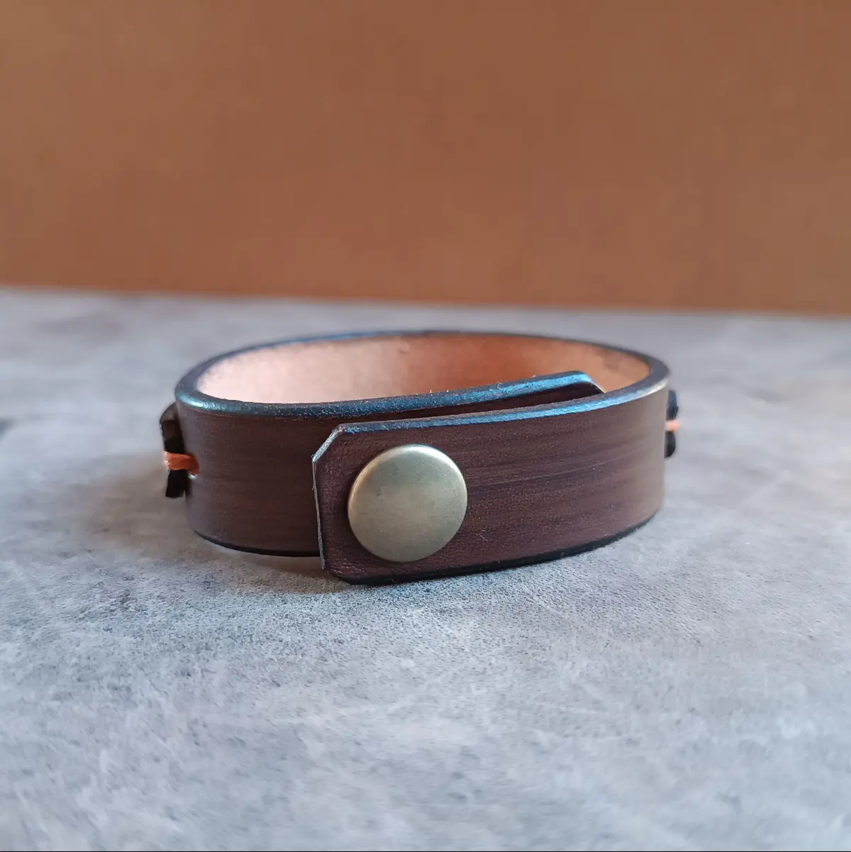 Celtic Shield Knot Leather Bracelet for Men, Brotherhood Symbol