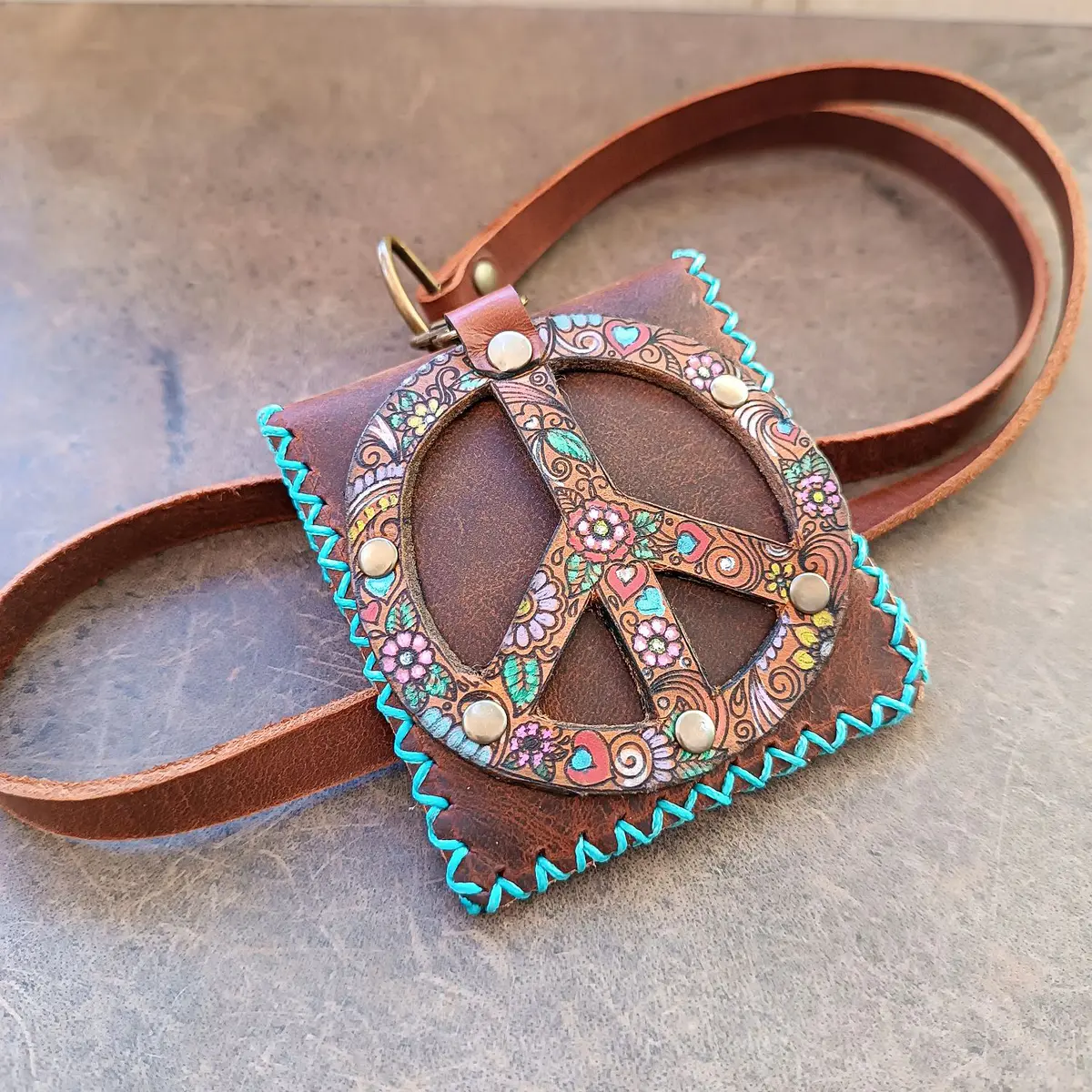 Boho Neck Wallet Keychain with Removable Matching Lanyard