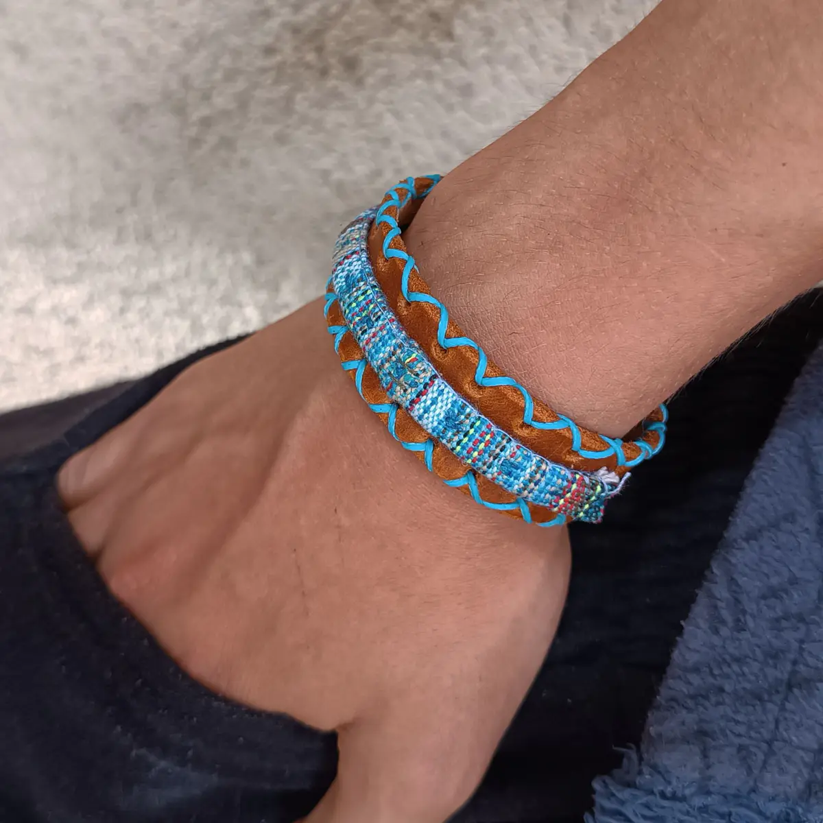 Ethnic Boho Unisex Leather Bracelet