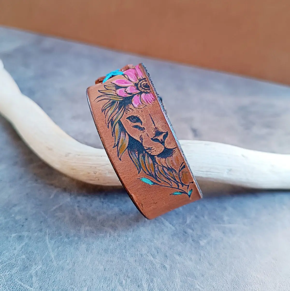 Floral Lioness Bracelet