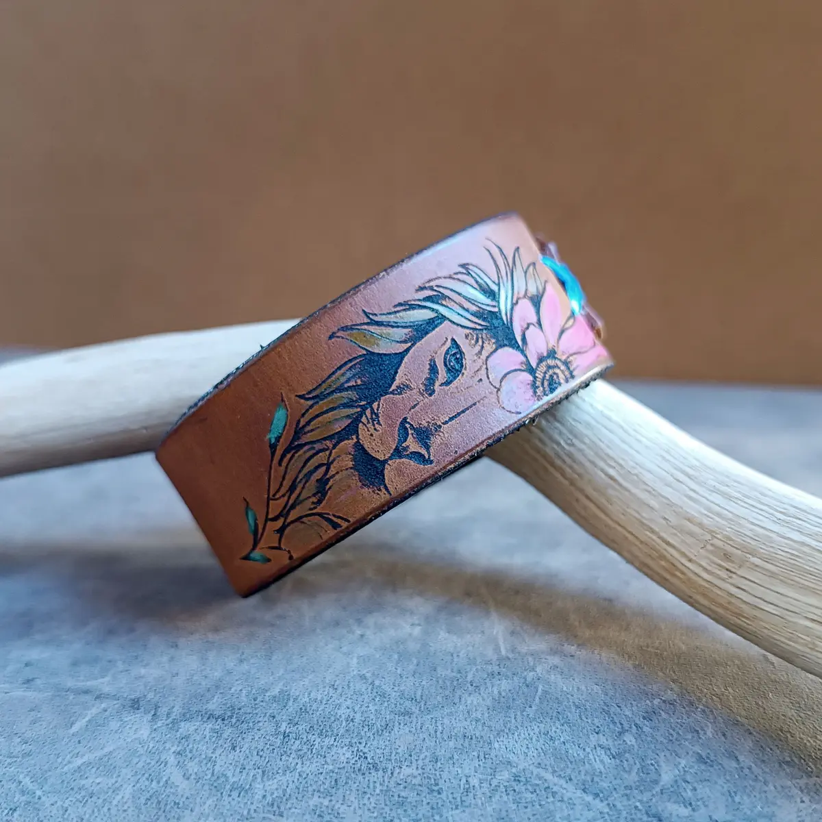 Floral Lioness Bracelet