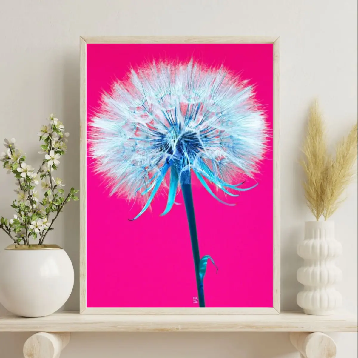 Dandelion make a wish digital art 