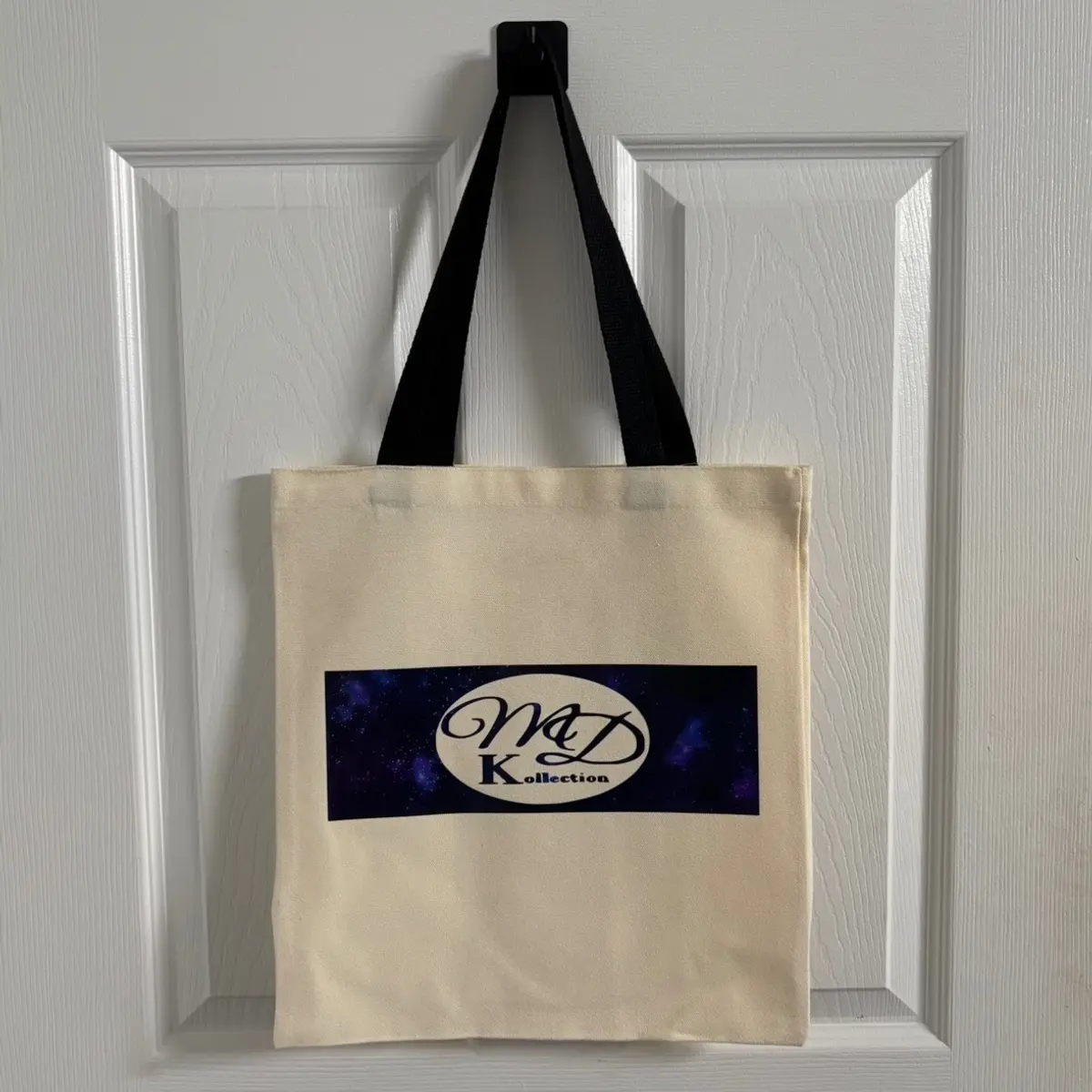 Back view of the inspirational Canvas Tote bag