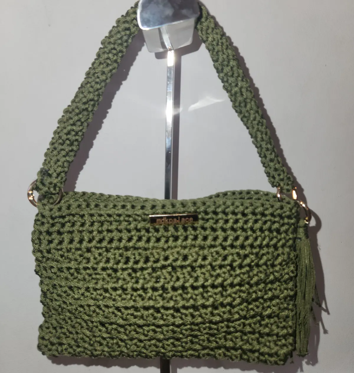 Crossbody green bag