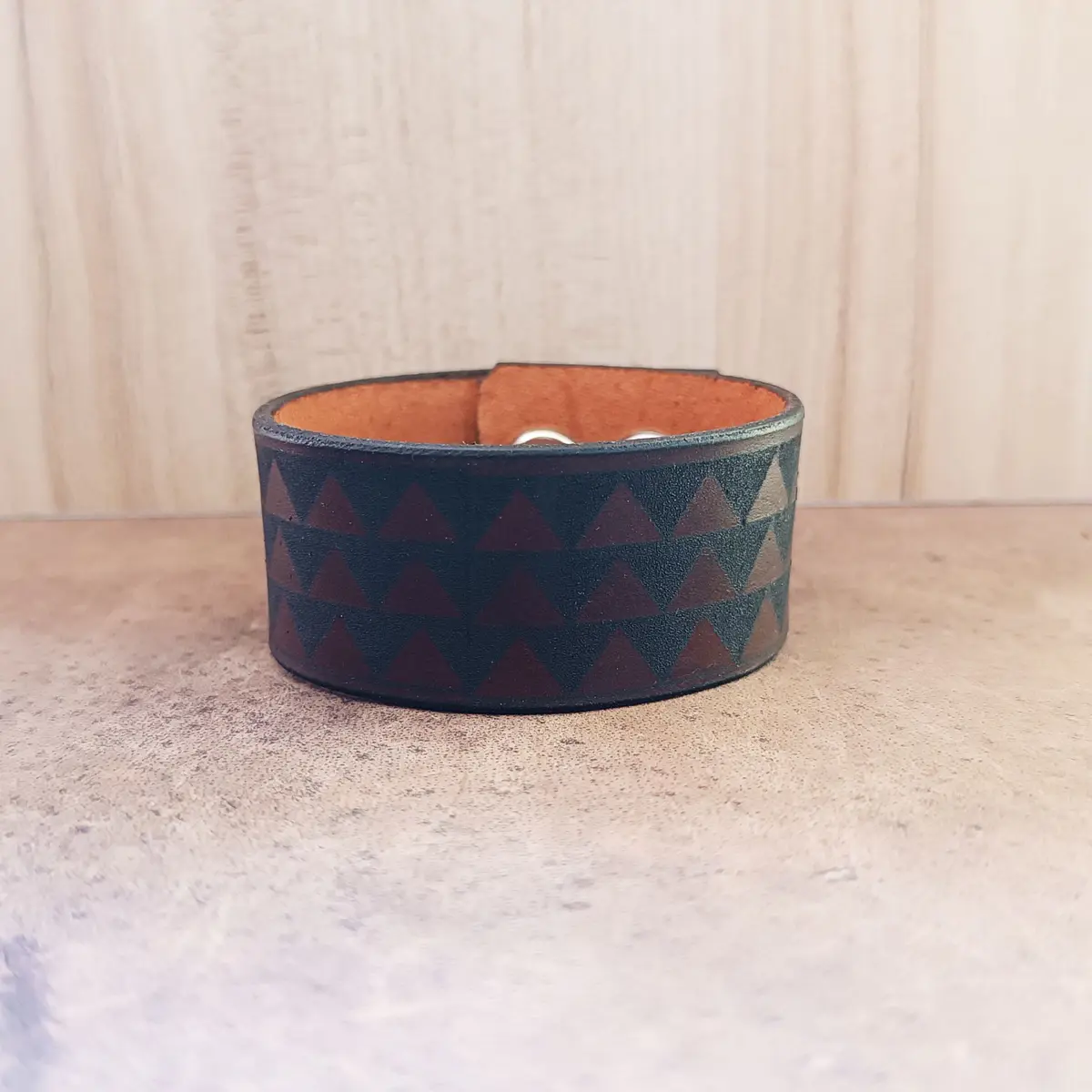Samoan Tribal Leather Cuff