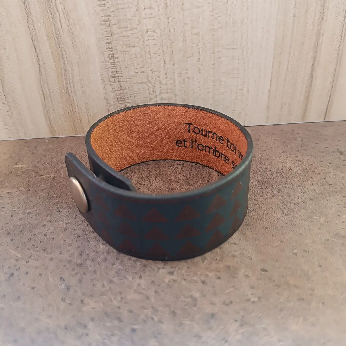 Samoan Tribal Leather Cuff