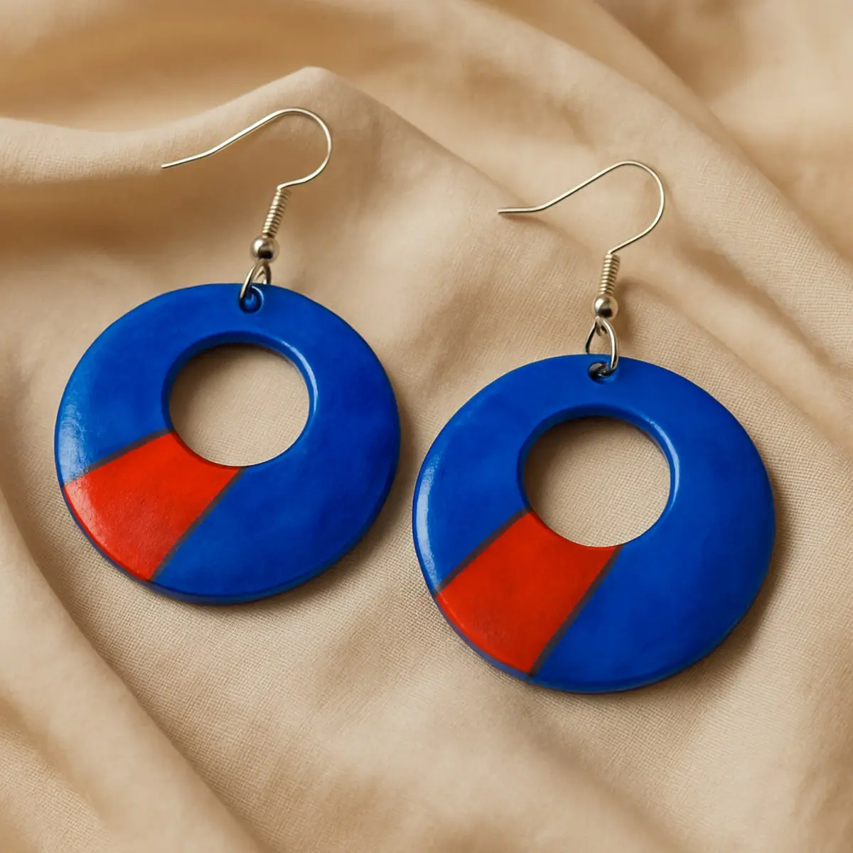 Display of the Wooden Earrings