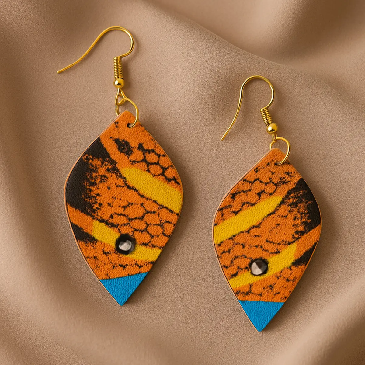 A display of African Earrings 