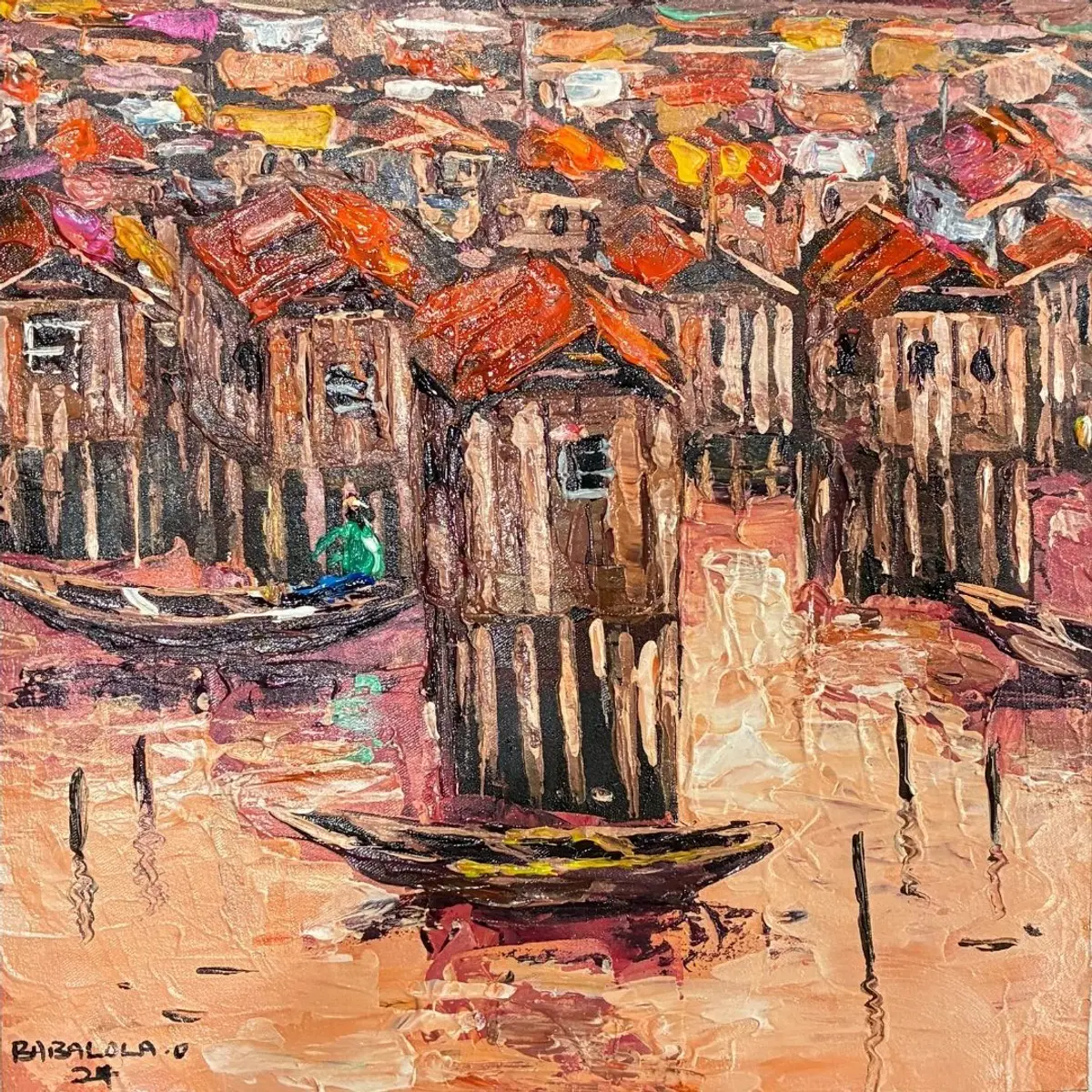 Makoko Acrylic Wall Art