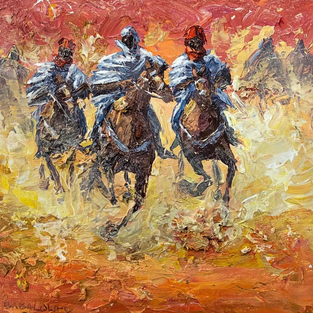 Acrylic painting on canvas