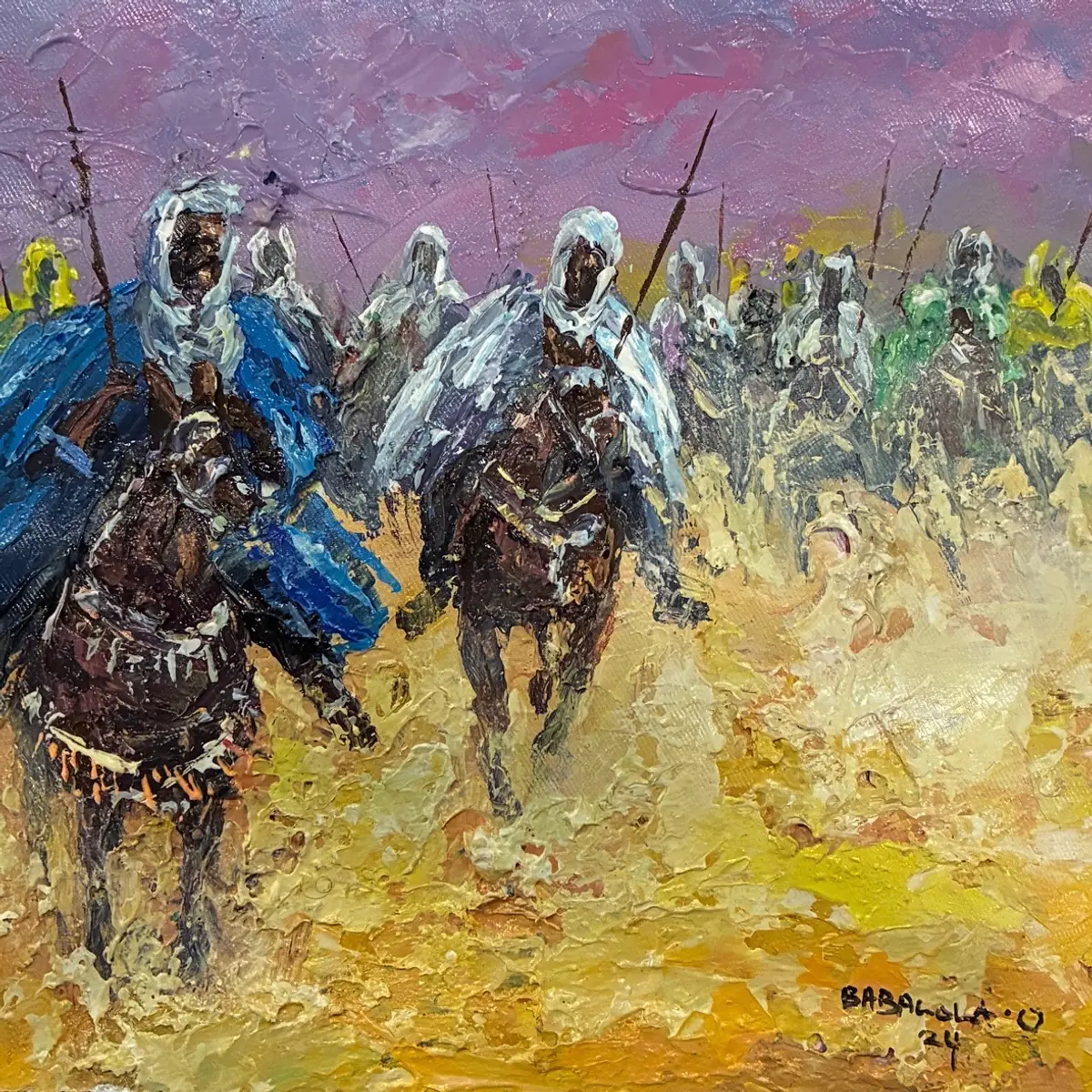 An original acrylic painting on canvas 