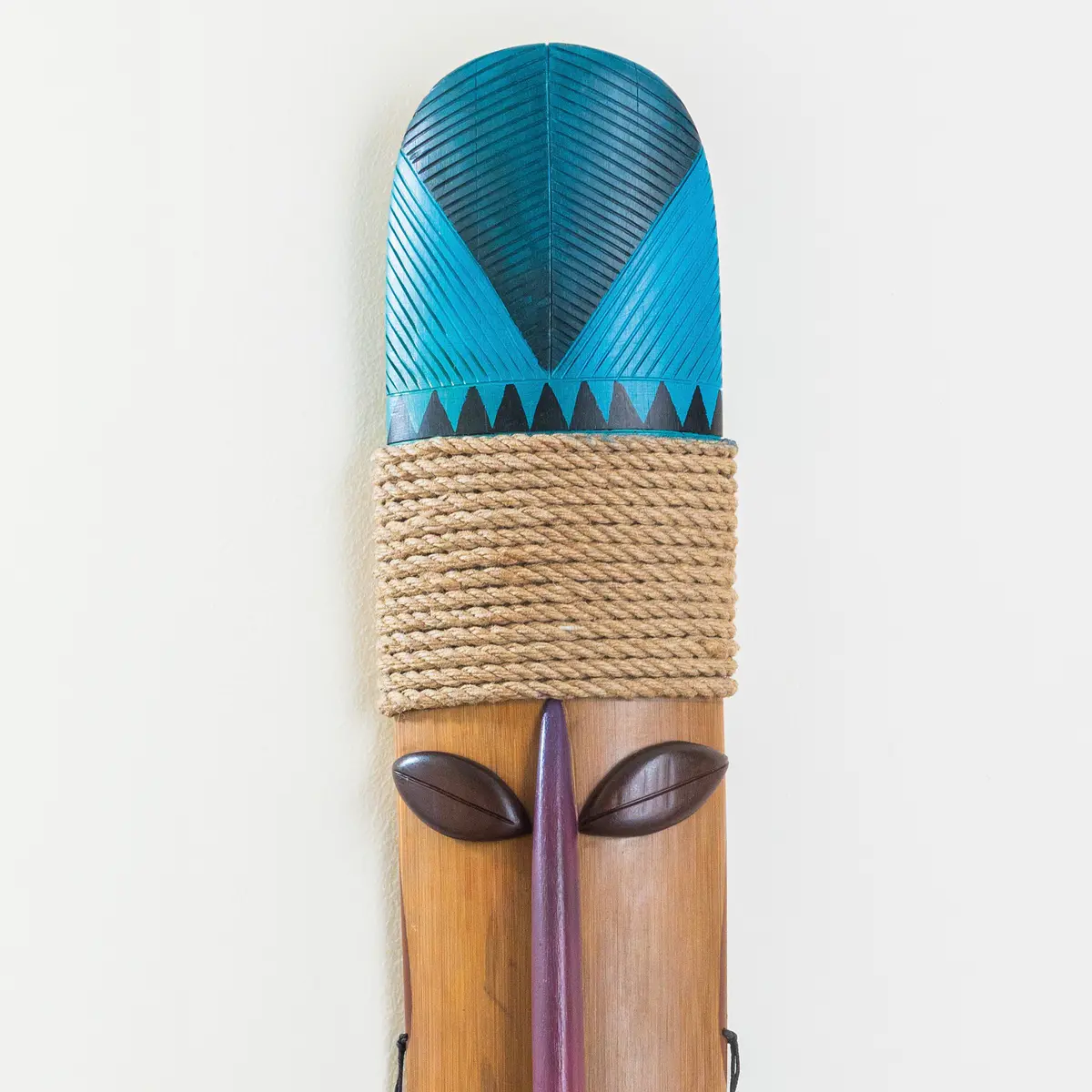 Close up of a handcrafted giganteus bamboo