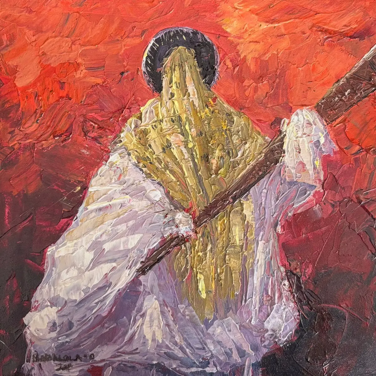 Original acrylic canvas painting 