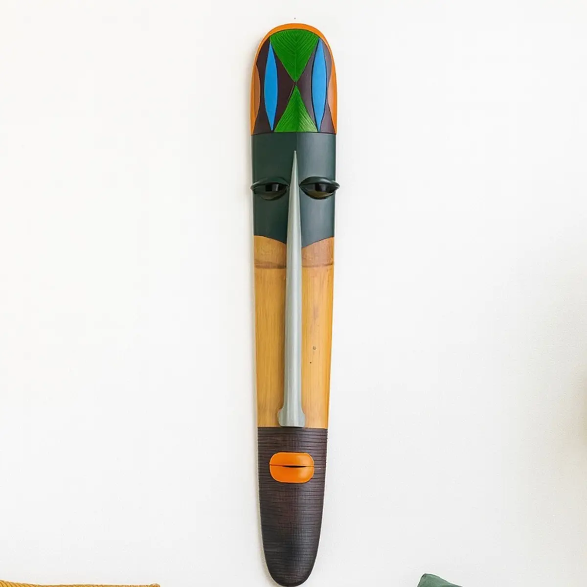 handcrafted bamboo art