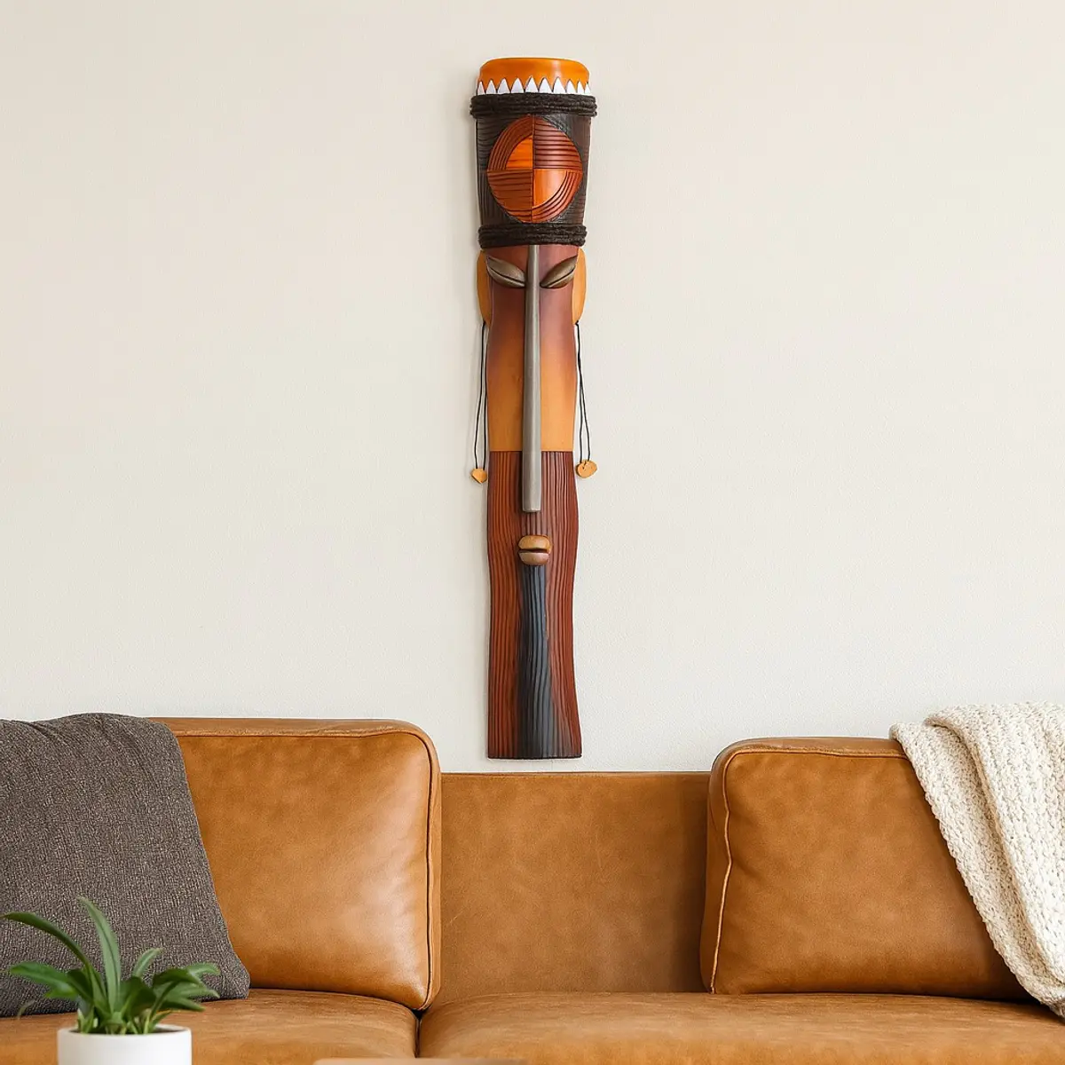 AI mounted bamboo art