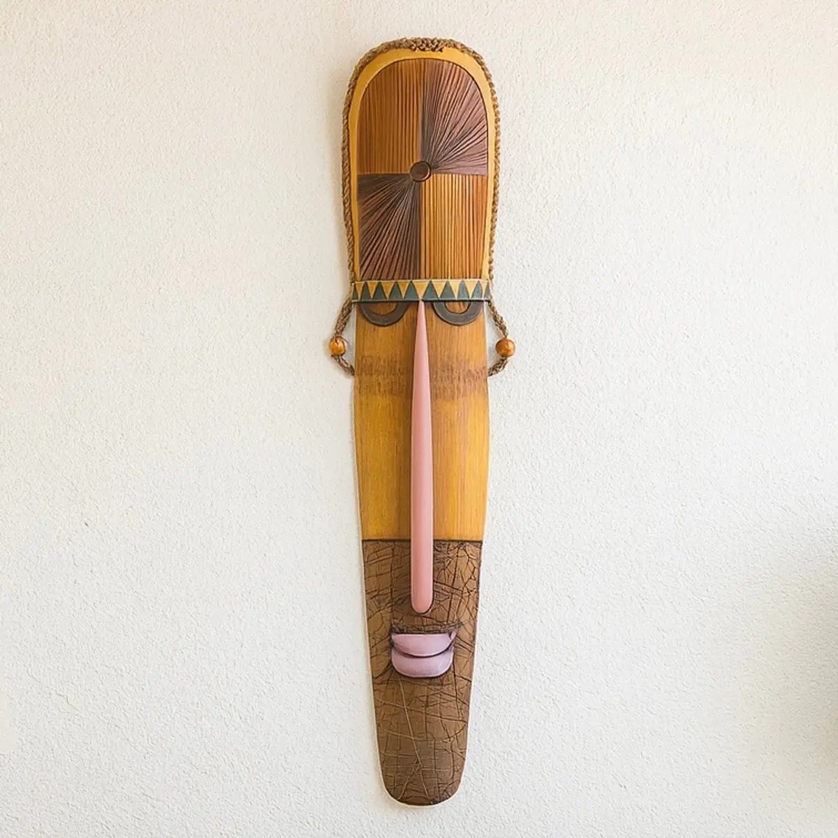 handmade bamboo art