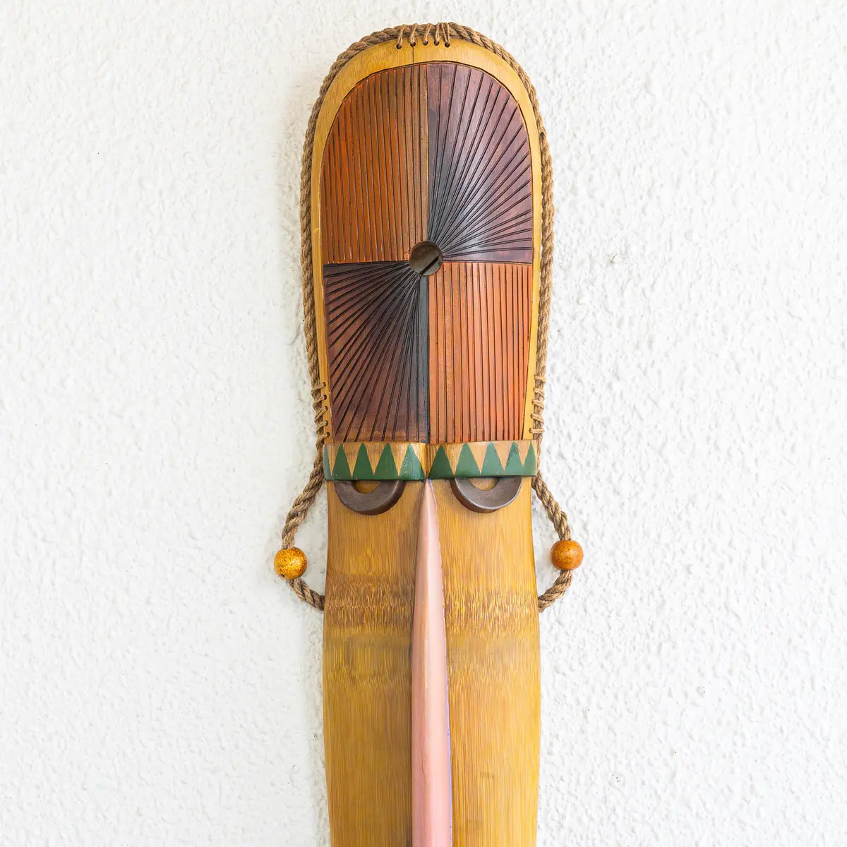 Upper half of this bamboo art