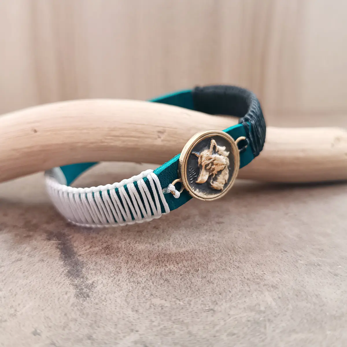 Wolf Black White Side View