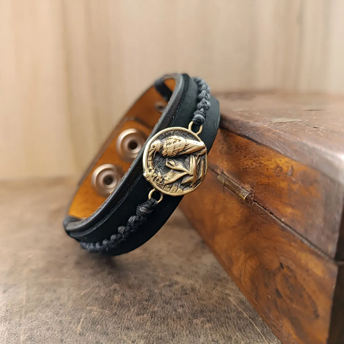 Black Raven Layered Bracelet Main