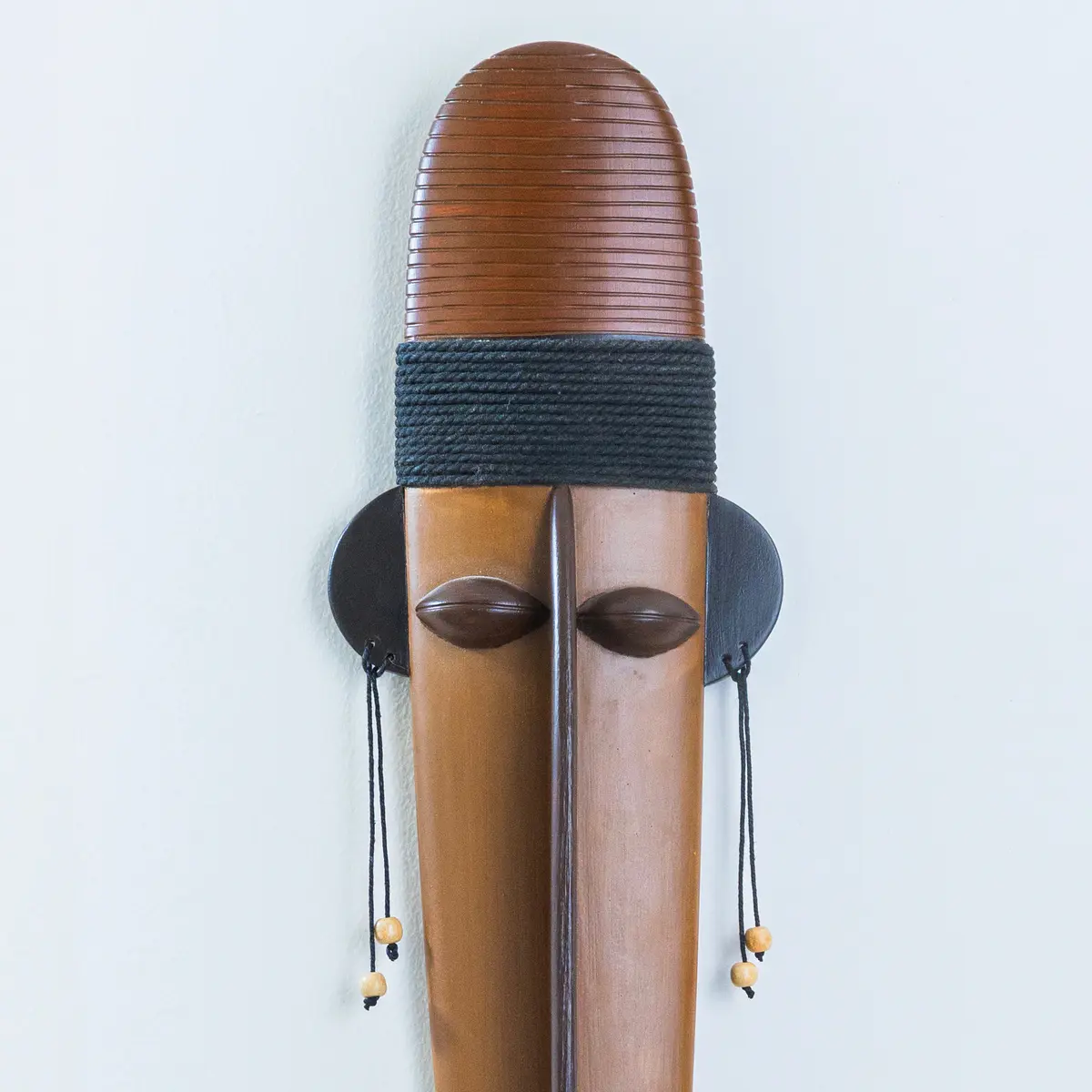 Upper half of bamboo art