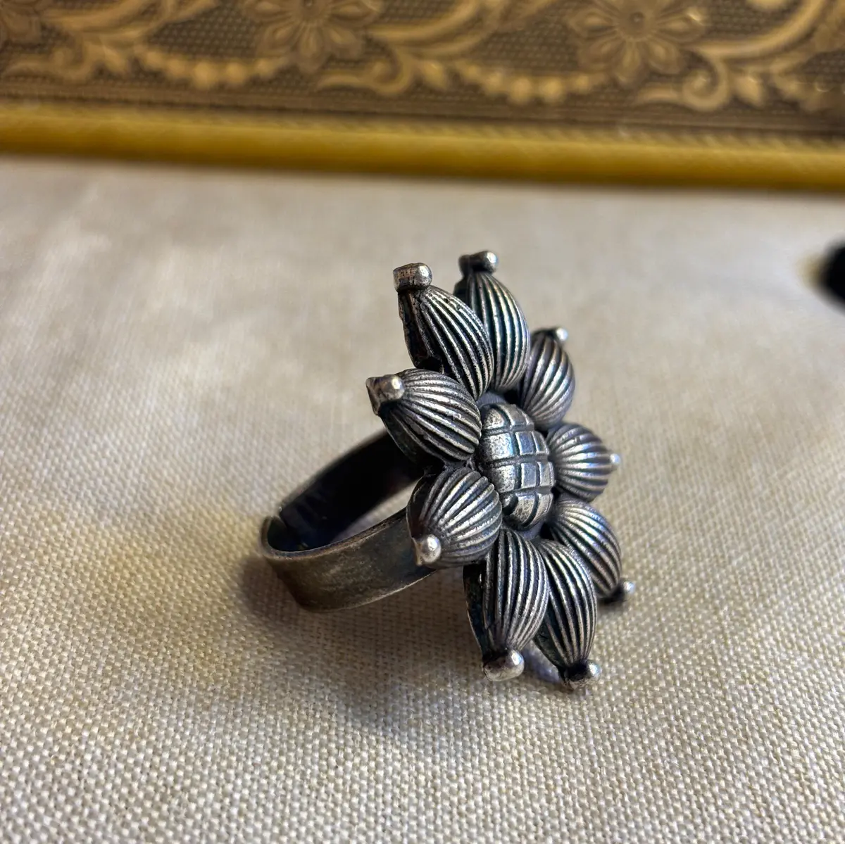 Traditional Oxidized Ring for Women | Ethnic Statement Jewelry