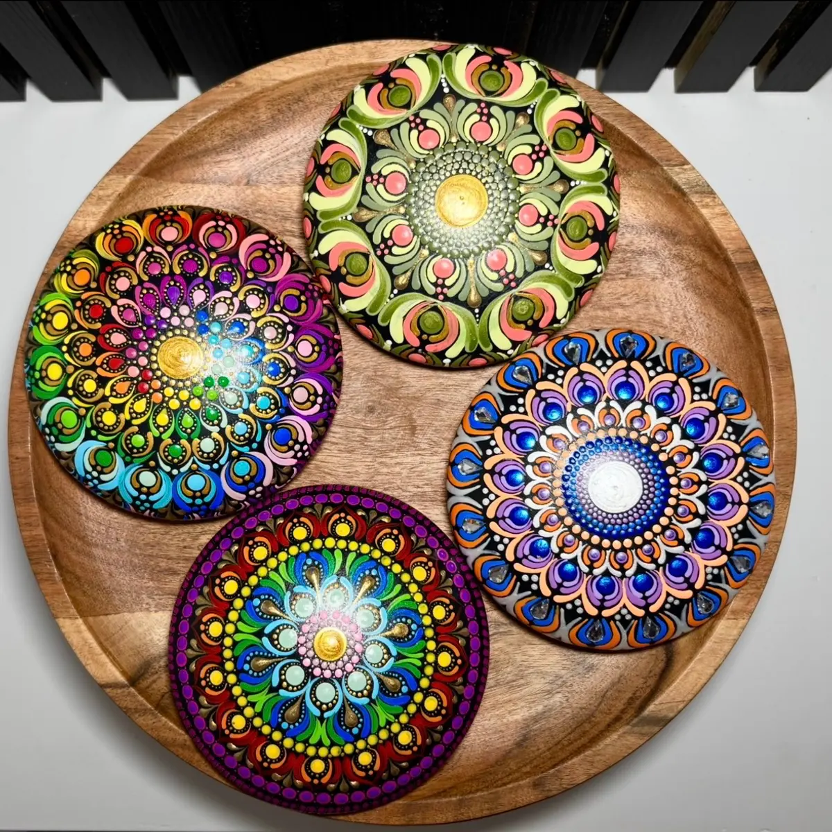 Mandala Rocks together 