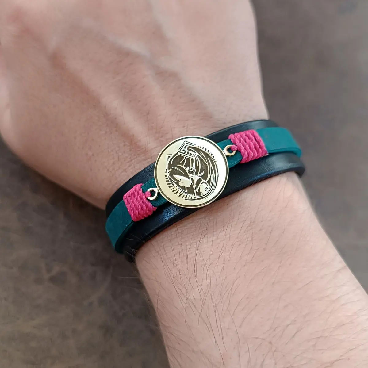 Vocaloid Anime Bracelet worn on wrist