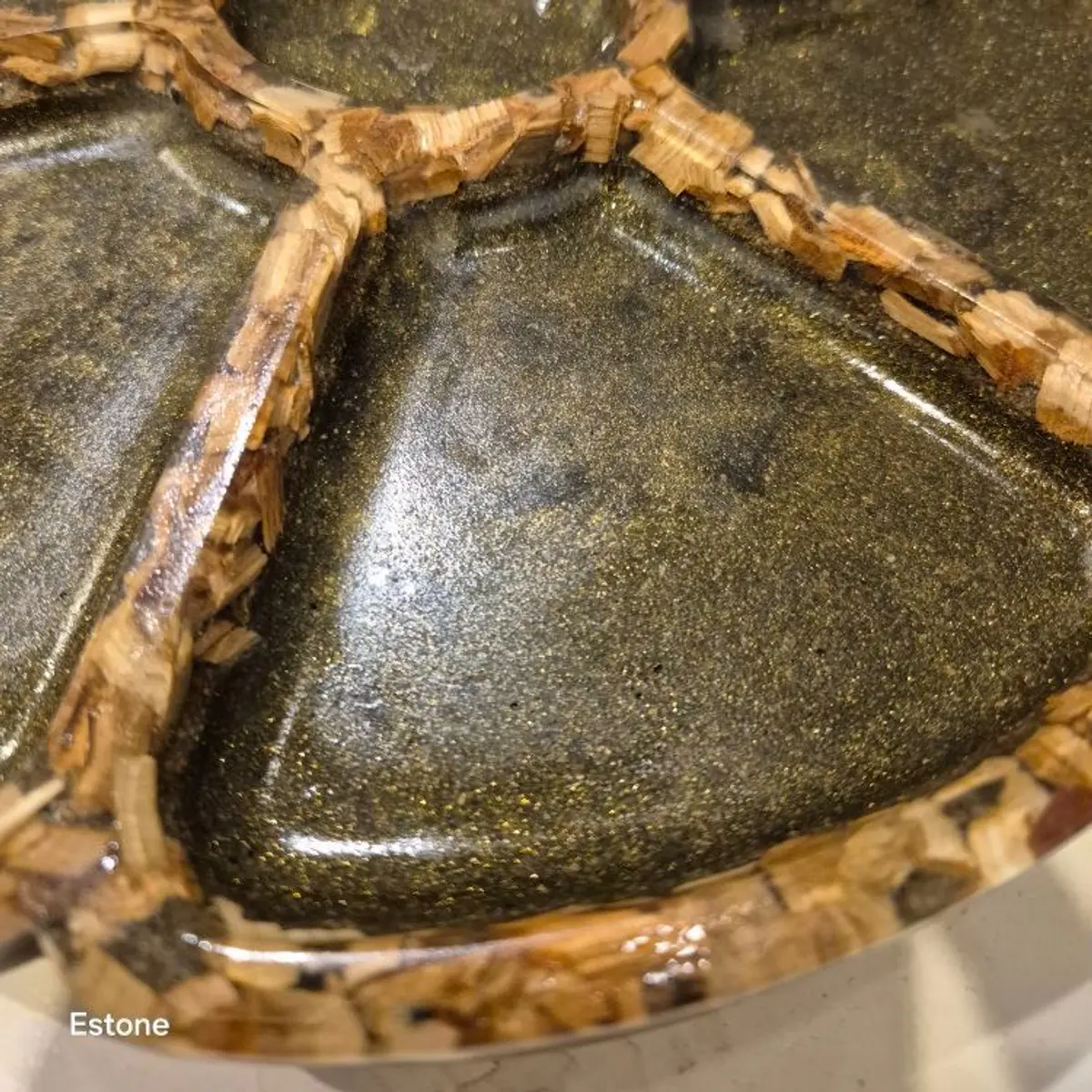 Handcrafted decorative tray 