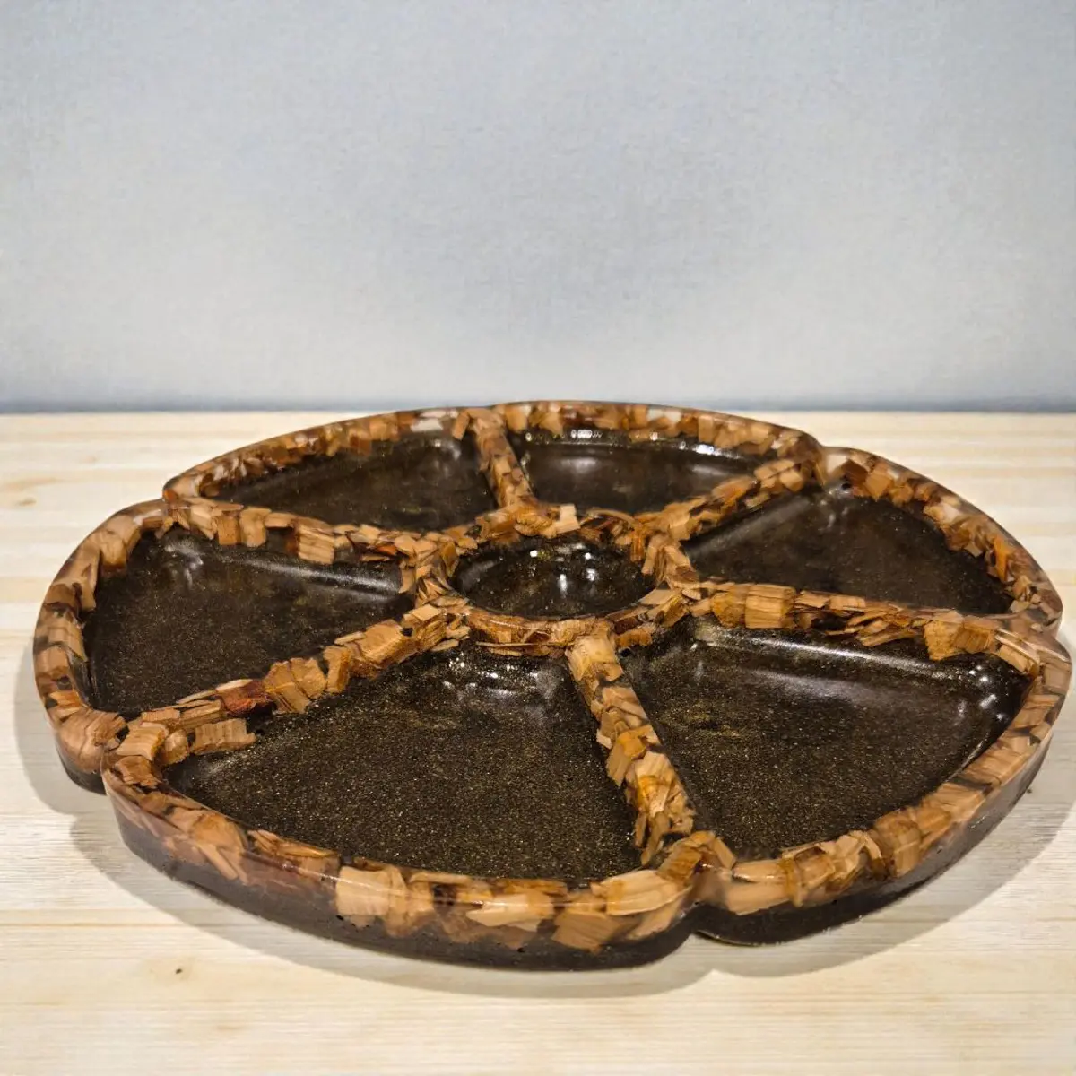 Handcrafted decorative tray 