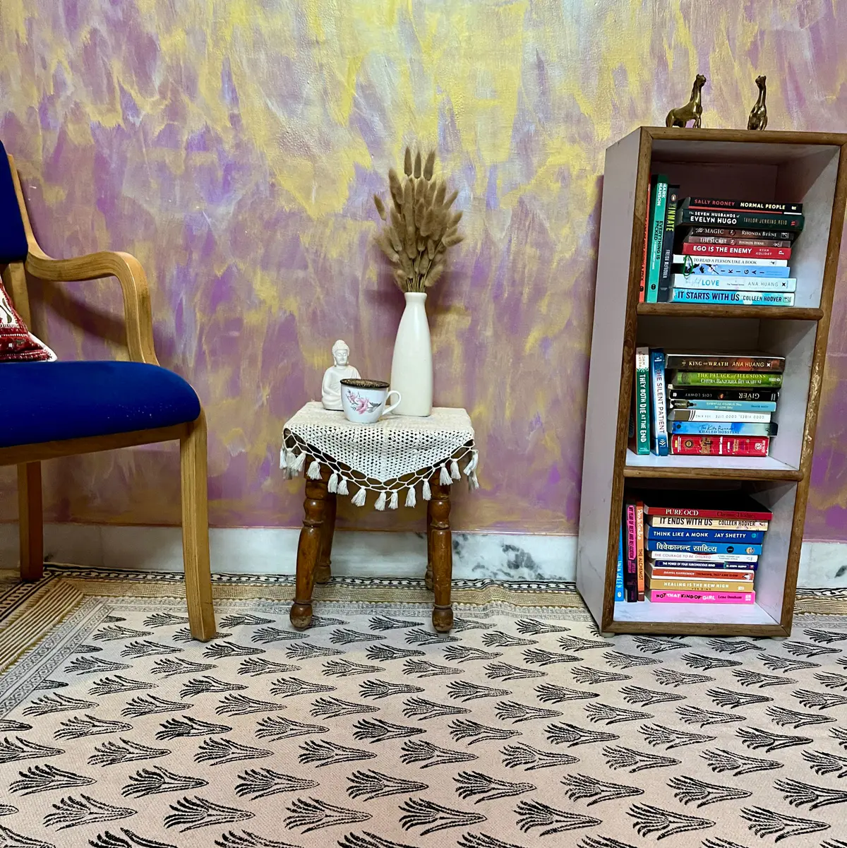 Buy premium handmade cotton rugs from India. Ethically crafted, stylish & perfect for living room and bedroom décor.